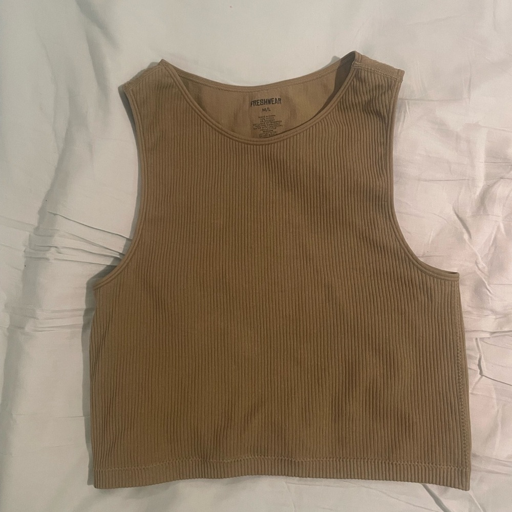 NWOT M/L Freshwear halter crop top